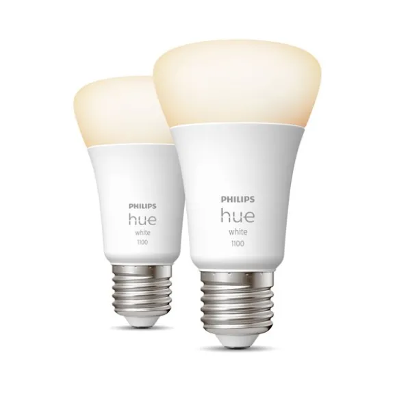 Philips Hue White 2-pack E27 Smart bulb 9,5W(75W)