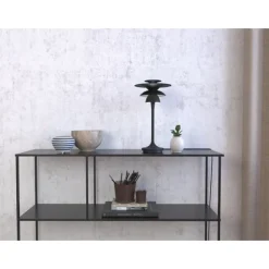 Picasso bordslampa flat svart G4