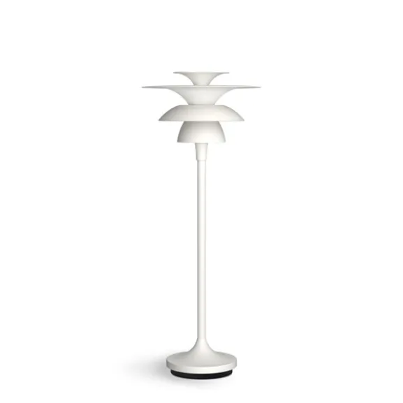 Picasso bordslampa flat vit G4