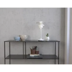 Picasso bordslampa flat vit G4