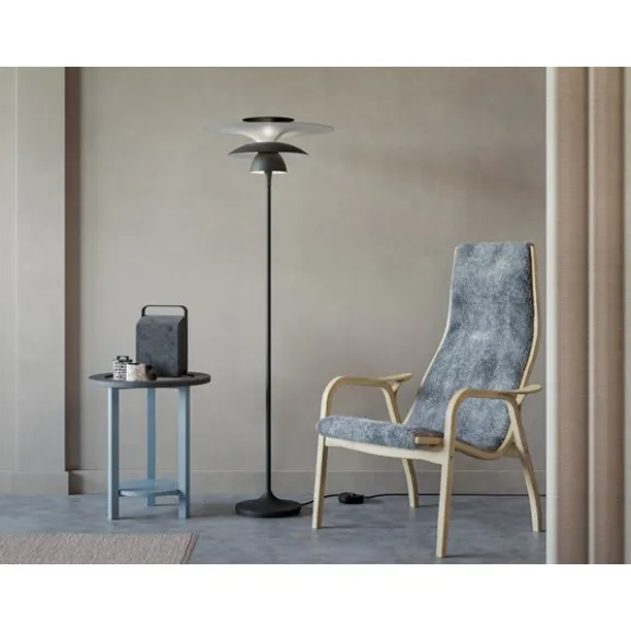 Picasso golvlampa flat svart