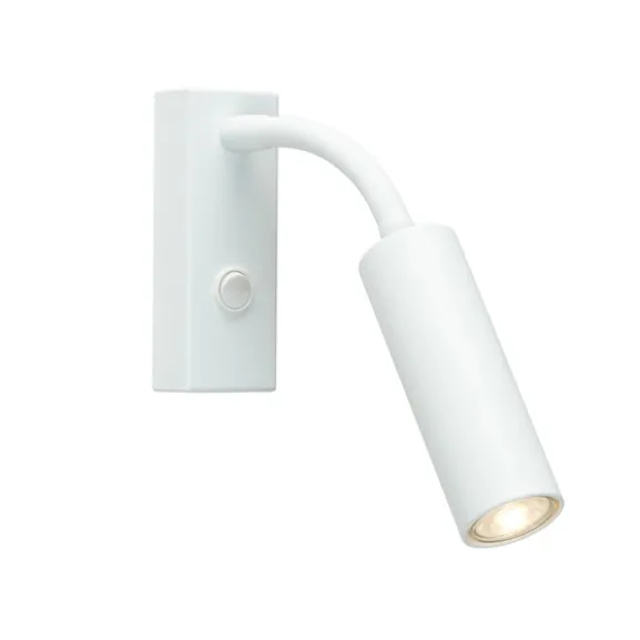 Pipeline vägglampa flex mattvit GU10 MR11