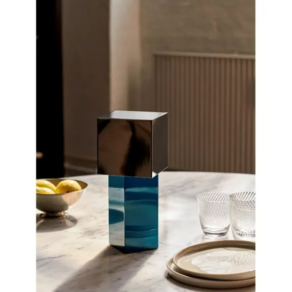 Pivot portabel bordslampa ATD7, Blue Silver