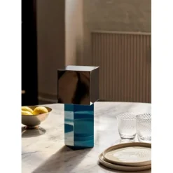 Pivot portabel bordslampa ATD7, Blue Silver