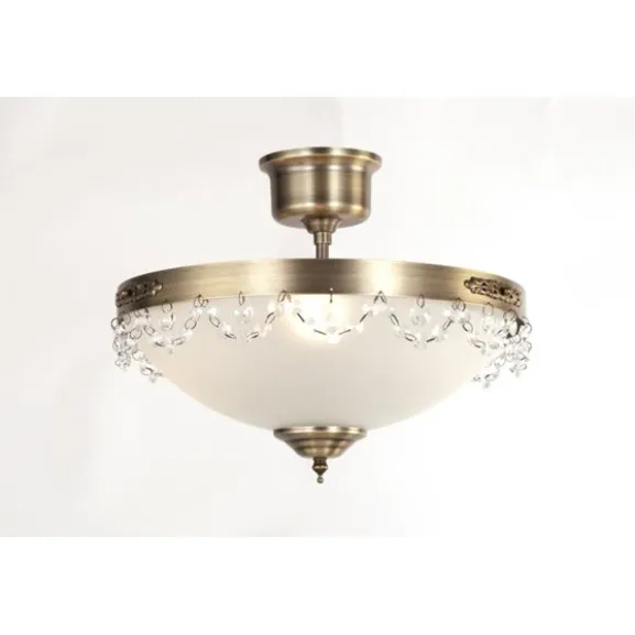 Plafond Fanny Liten Antikmässing 36cm