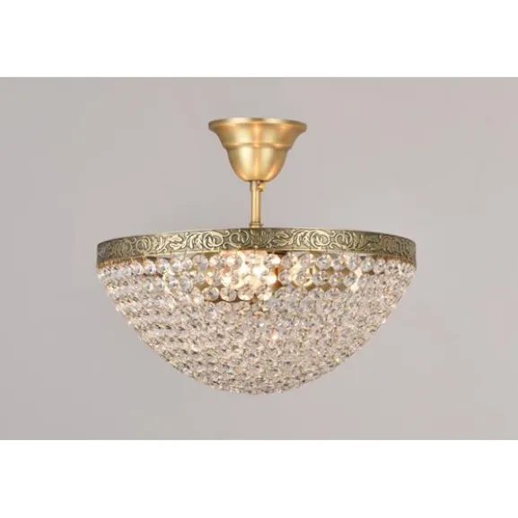 Plafond Oscar Antikmässing 30cm
