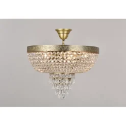 Plafond Queen Antikmässing 50cm