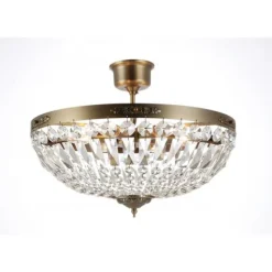 Plafond Rhea Stor Antikmässing 48cm