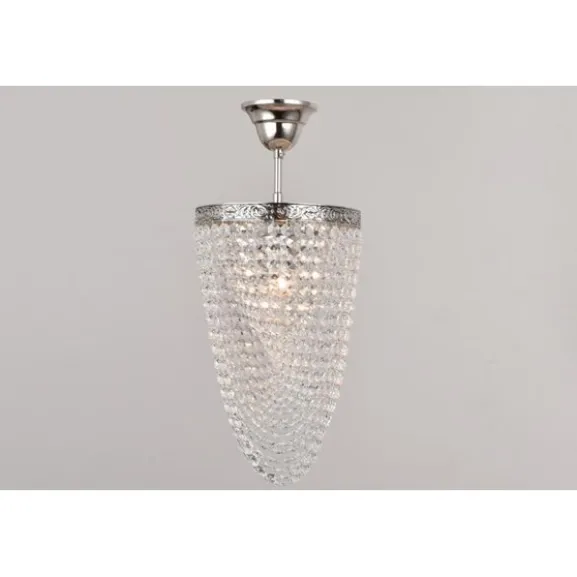 Plafond Sofia Nickel 20cm
