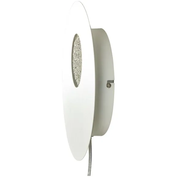 PLANET vägglampa vit/silver