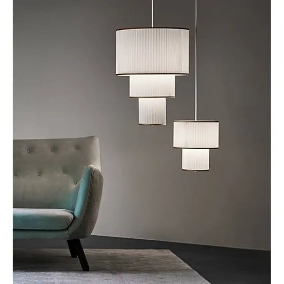 Plivello pendel S-M, vit/guld