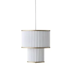 Plivello pendel S-M, vit/guld