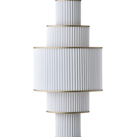 Plivello pendel S-M-L-M-S, vit/guld