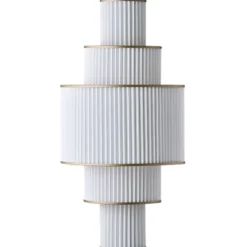Plivello pendel S-M-L-M-S, vit/guld