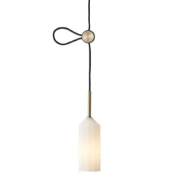 Pliverré pendel, opal/mässing