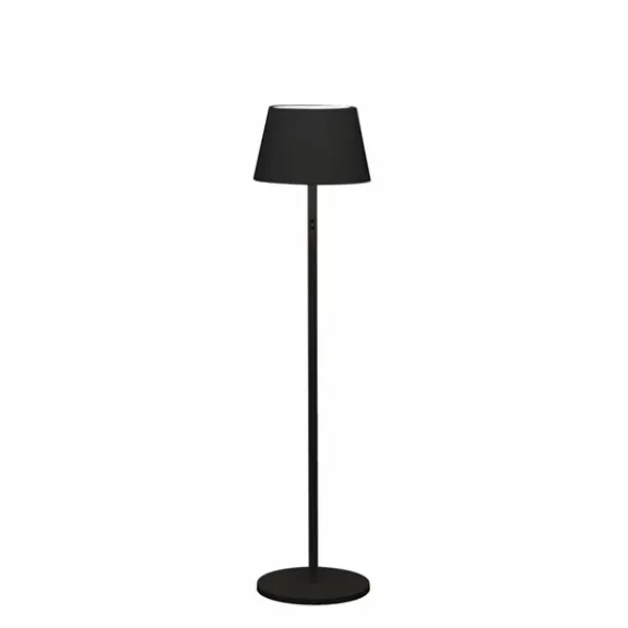 Pomezia golvlampa RGB, svart
