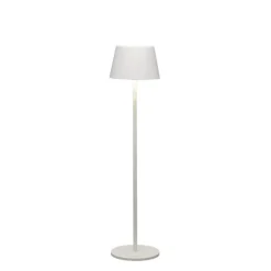 Pomezia golvlampa RGB, vit