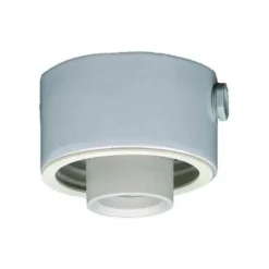 Porslinsarmatur rak, vit 5,5cm