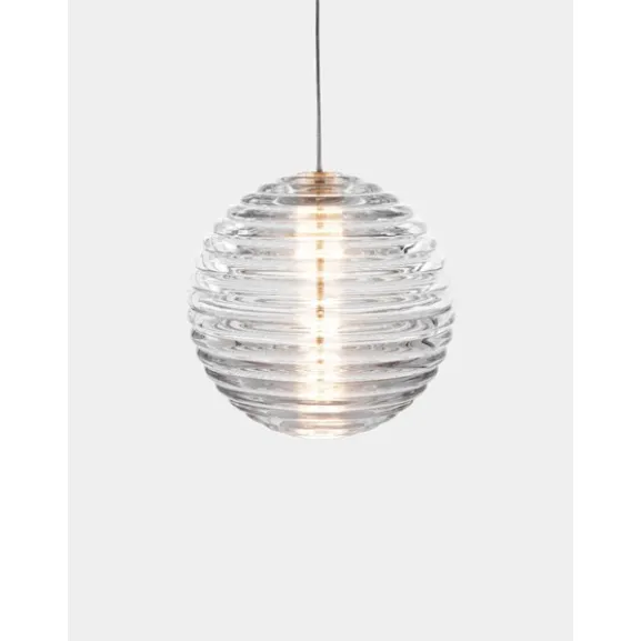 Press Pendant Sphere Clear 2700K LED CB-CCC