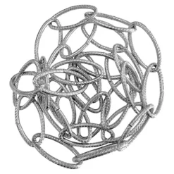 Präglad kätting 10m Nickel