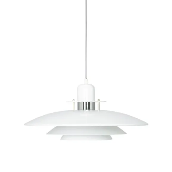 Primus I pendel, vit/krom 43cm
