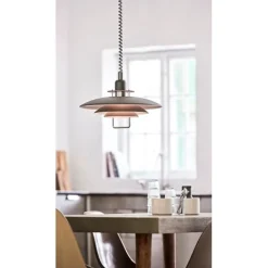 Primus II pendel, gråstruktur 43cm