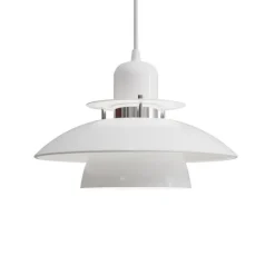 Primus IV pendel Glossy vit/chrome D280