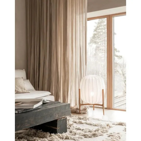 Prisma golvlampa Oak / White