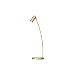 Puck bordslampa, matt mässing 63cm