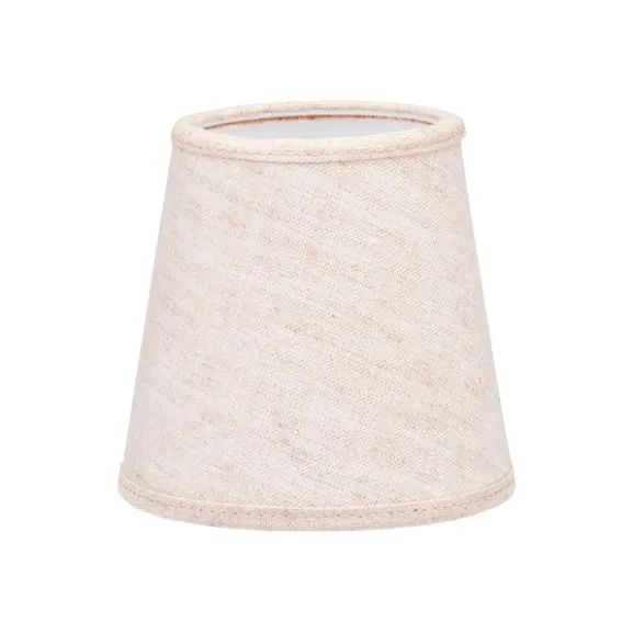 Queen Lampskärm Lin Natur/vit 12cm