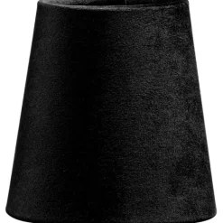 Queen Lampskärm Sammet Svart 10cm