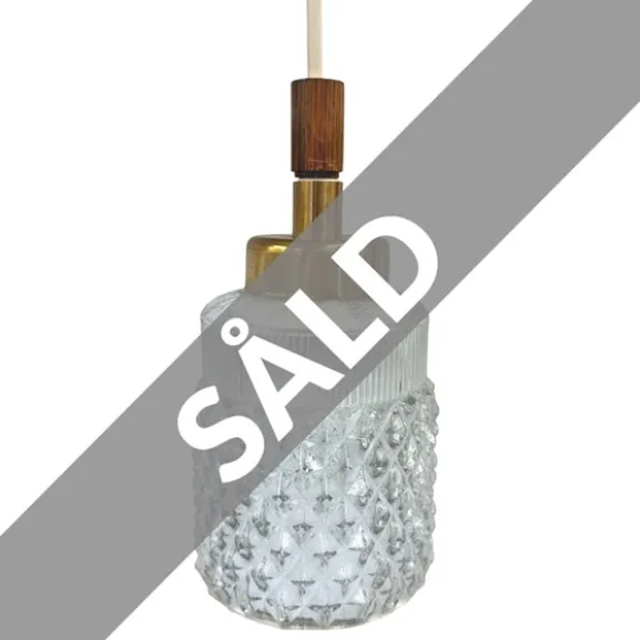 Ralf fönsterlampa, räfflat glas