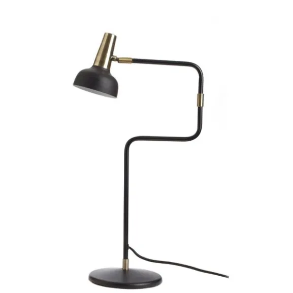 Ray bordslampa, svart/mässing 56cm