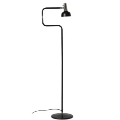Ray golvlampa, svart/nickel 127cm