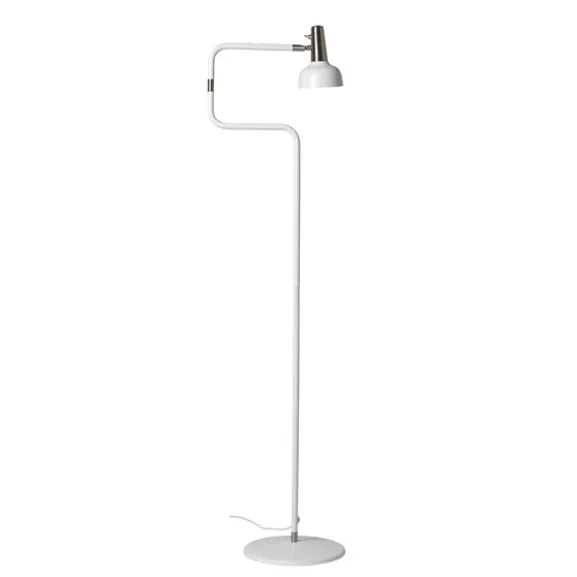 Ray golvlampa, vit/nickel 127cm
