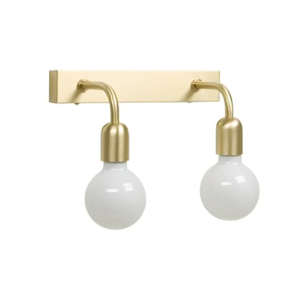 Regal vägglampa 2 IP44 polished mässing