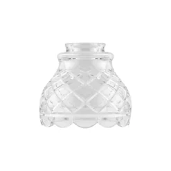 Renässanskupa 60, klart rutslipat kristallglas 13cm