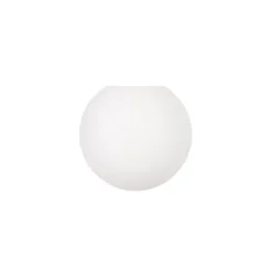 Reservglas till Glob taklampa, matt opal Ø25cm med flänskant