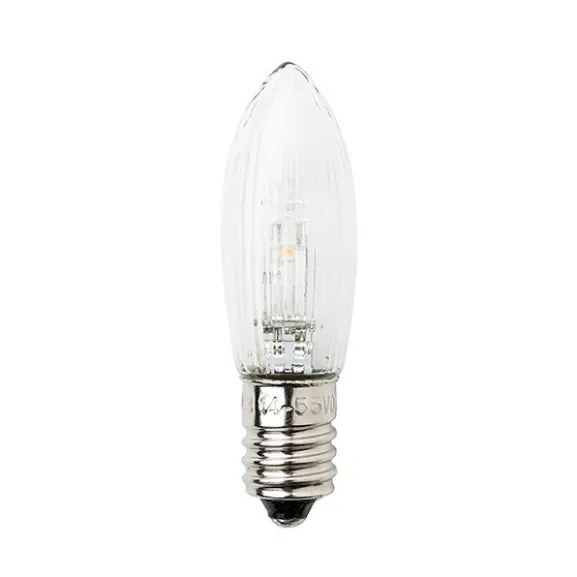 Reservlampa E10 universal 14V-55V LED 0,3W, klar 3-pack