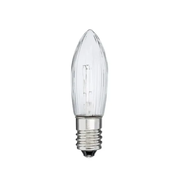 Reservlampa E10 24V 1,8W, klar 3-pack