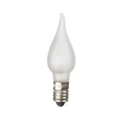 Reservlampa LED E10 34V 0,1W frostad varmvit