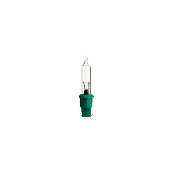 Reservlampa pisello 2,5V 0,25W, grön/klar 5-pack