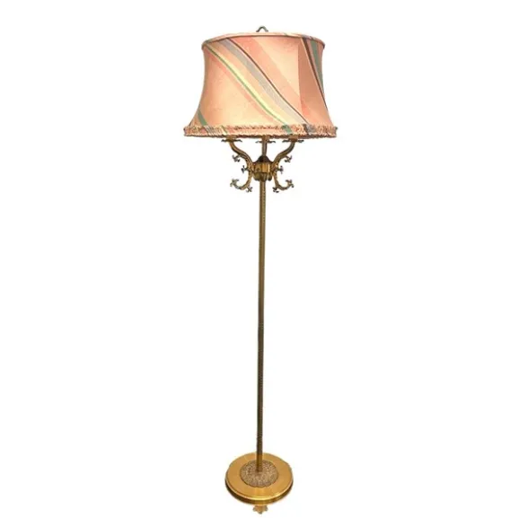 Retro Glow Golvlampa 3-arm mässing