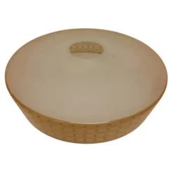 Retro reservskärm, gul 22cm