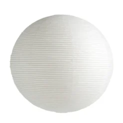 Rice Paper Lampskärm Ø80, Classic white