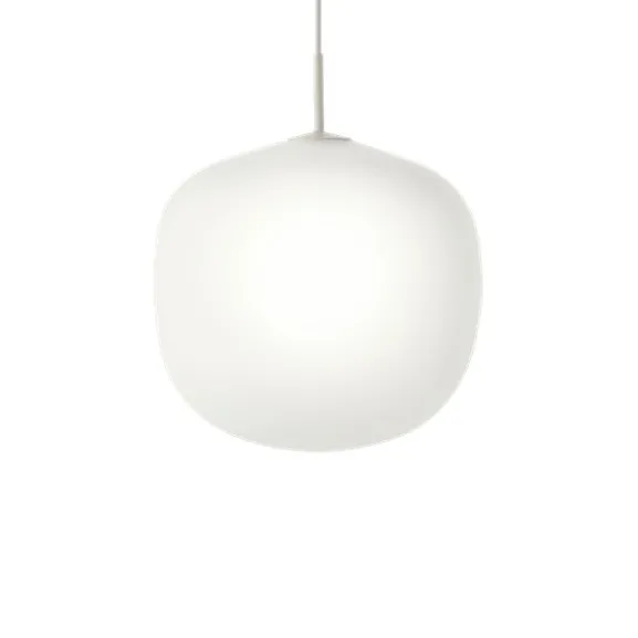 Rime pendel, grå/opal 45cm