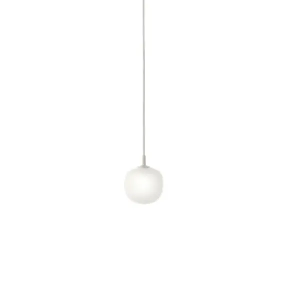 Rime pendel, grå/opal 12cm