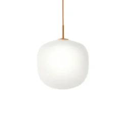 Rime pendel, orange/opal 37cm