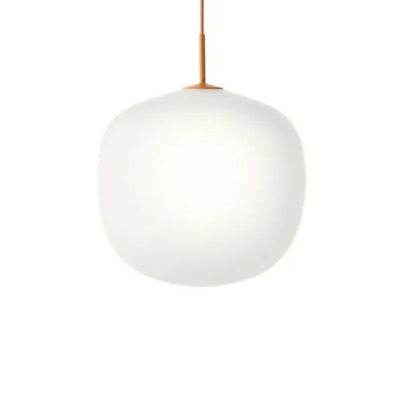 Rime pendel, orange/opal 45cm