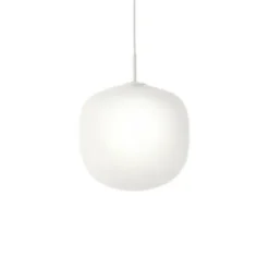 Rime pendel, vit/opal 37cm